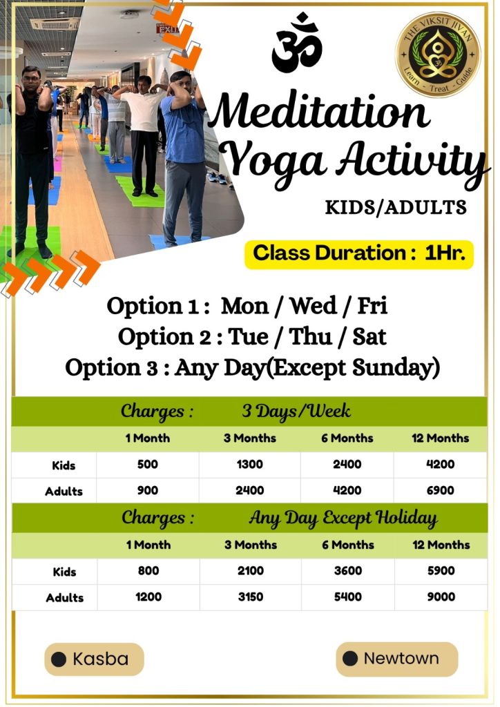the viksit jivan regular yoga course